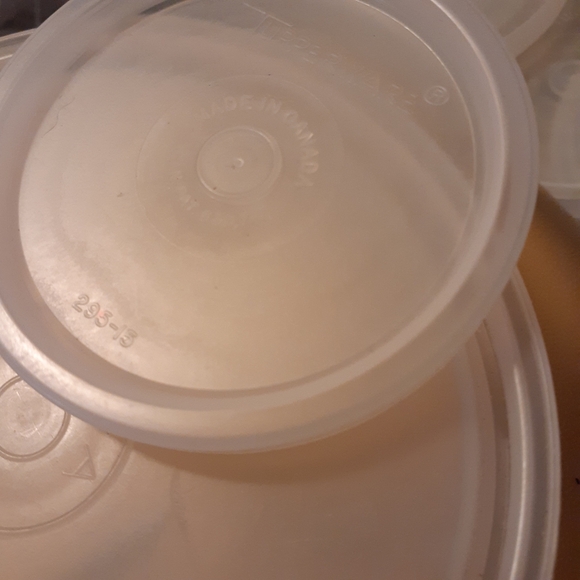 Vtg Tupperware {4 pack} #295 Tupperware Seal for 9oz Tumbler - Picture 4 of 15